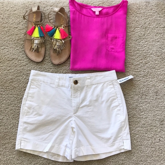 Old Navy Pants - Old Navy White Shorts